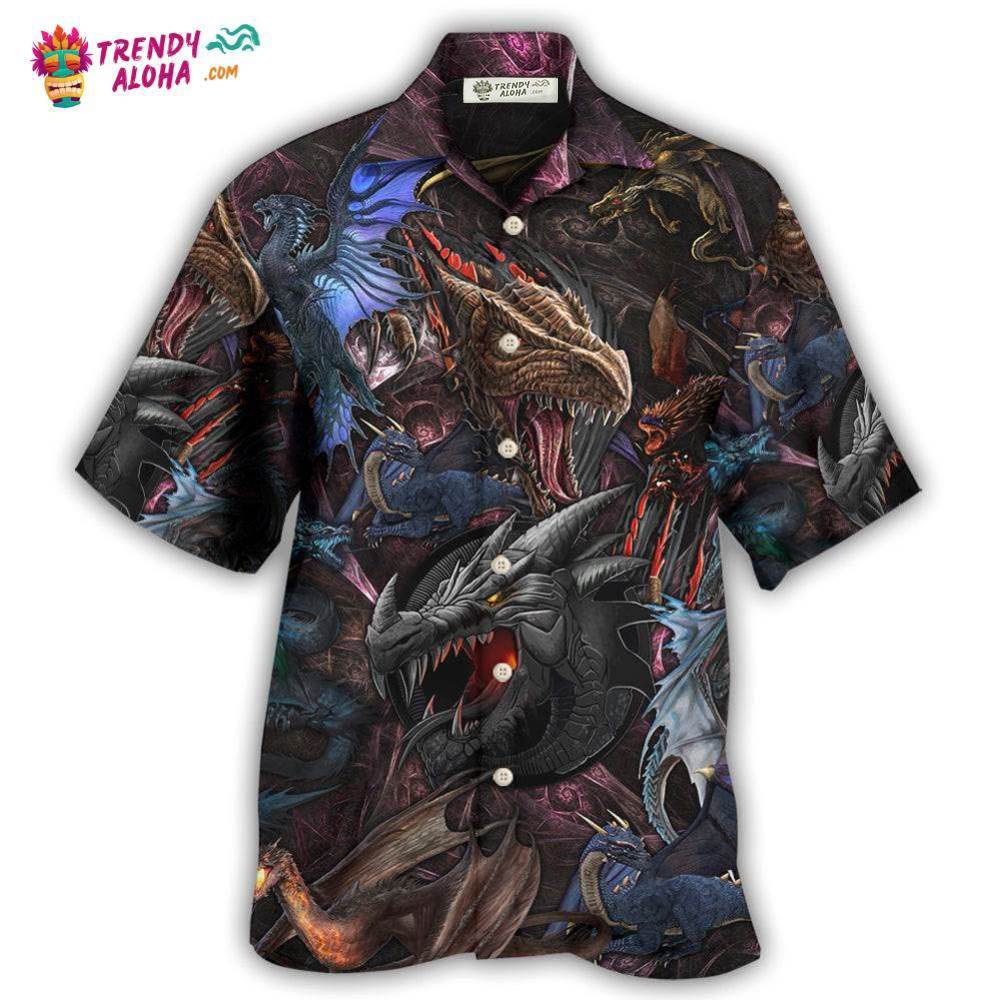 Dragon In A Mystery World Hawaiian Shirt – Trendy Aloha