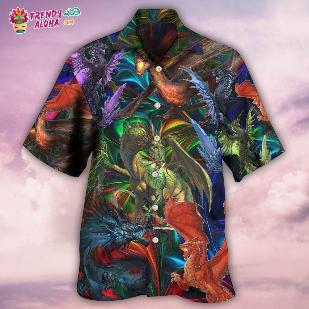 Dragon In An Unreal World Hawaiian Shirt – Trendy Aloha