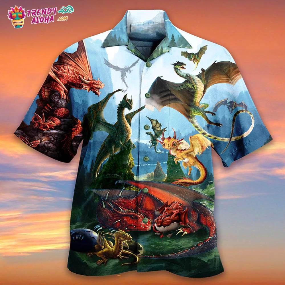 Dragon In The Forest Love Life Hawaiian Shirt – Trendy Aloha