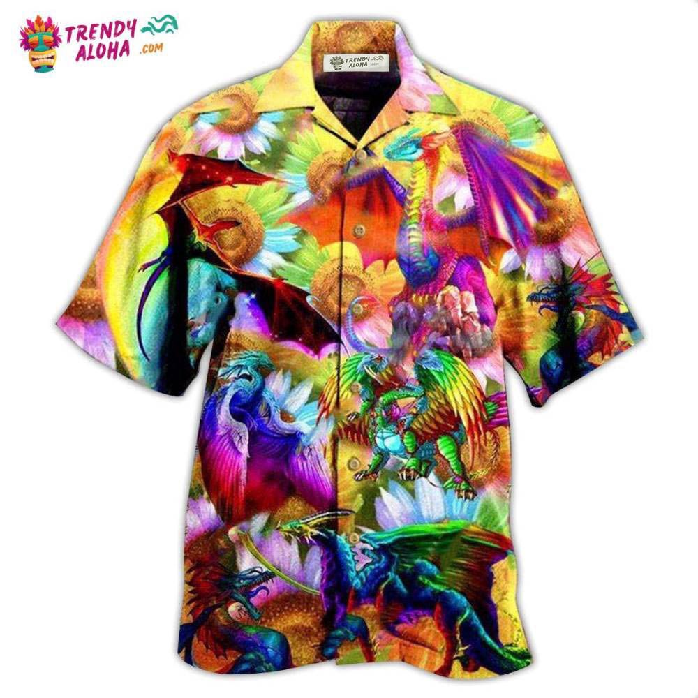 Dragon Keep Calm And Pride On Hawaiian Shirt – Trendy Aloha