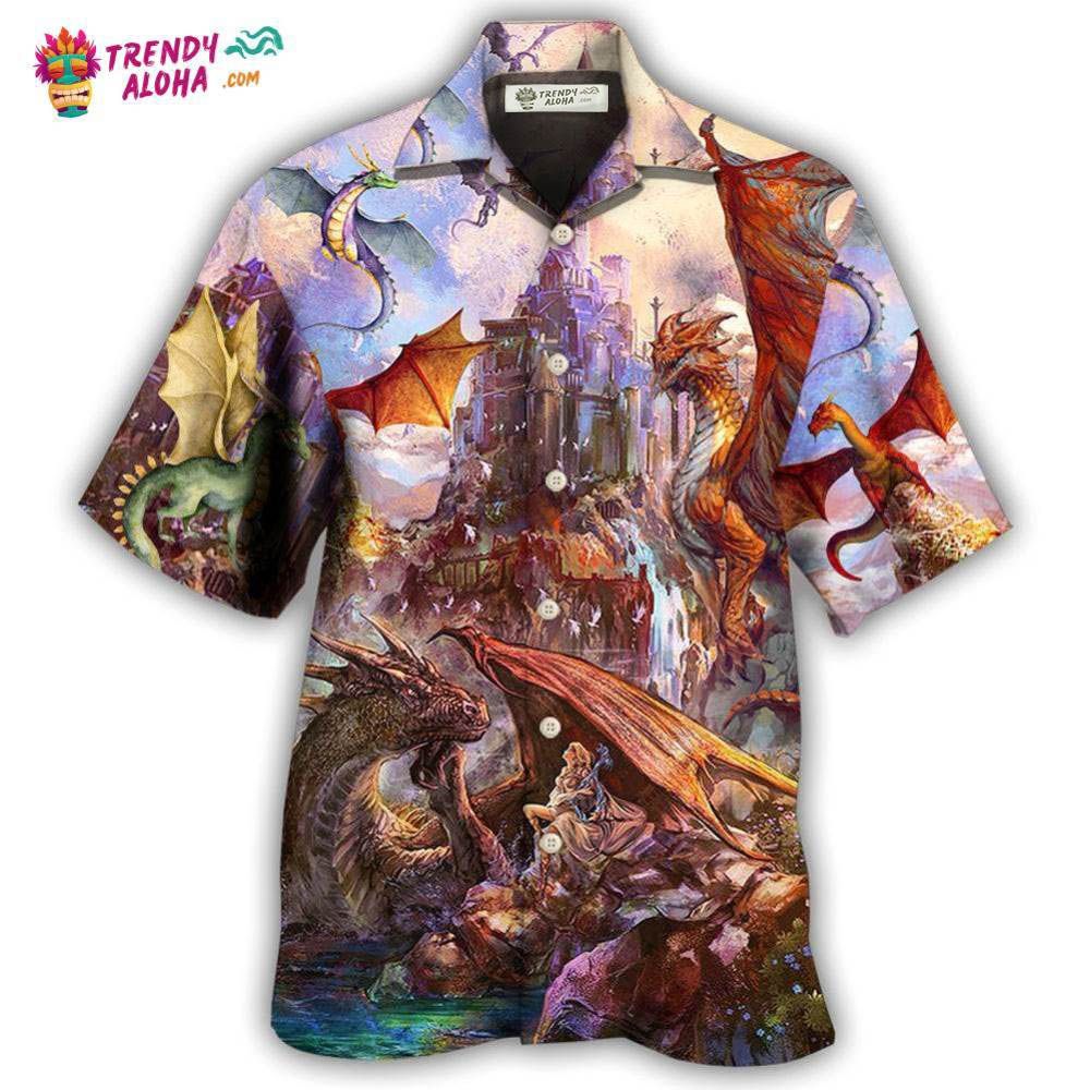 Dragon Life Lover Art Style Hawaiian Shirt – Trendy Aloha