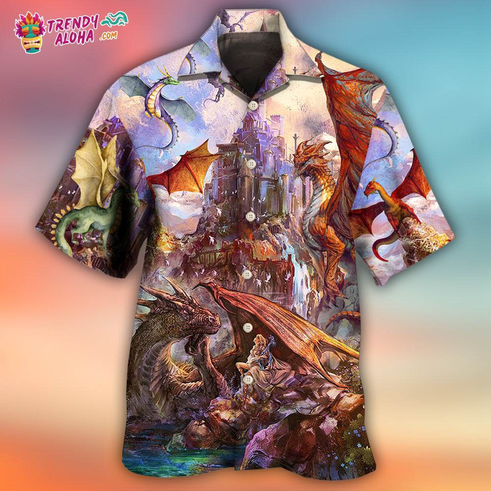 Dragon Life Lover Art Style Hawaiian Shirt – Trendy Aloha