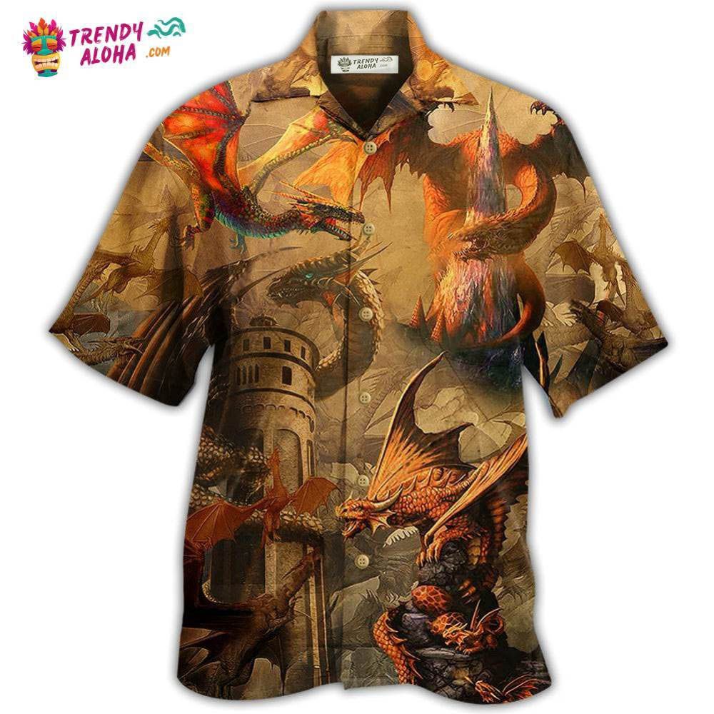 Dragon Love Castle Love Life Hawaiian Shirt – Trendy Aloha