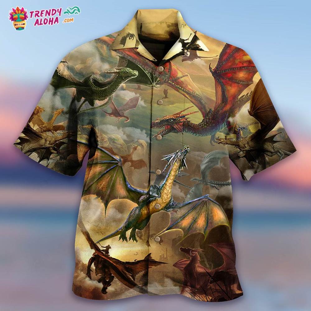 Dragon Love Life Fly To The Sky Amazing Hawaiian Shirt – Trendy Aloha