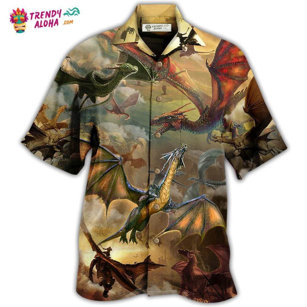 Dragon Love Life Fly To The Sky Amazing Hawaiian Shirt – Trendy Aloha