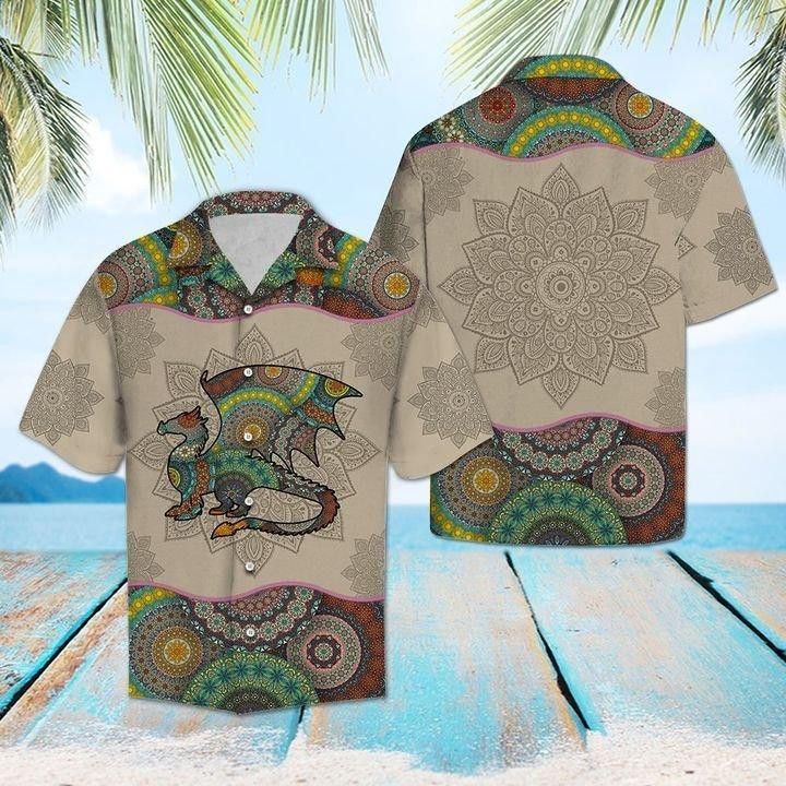 Dragon Mandala Trendy Hawaiian Shirt