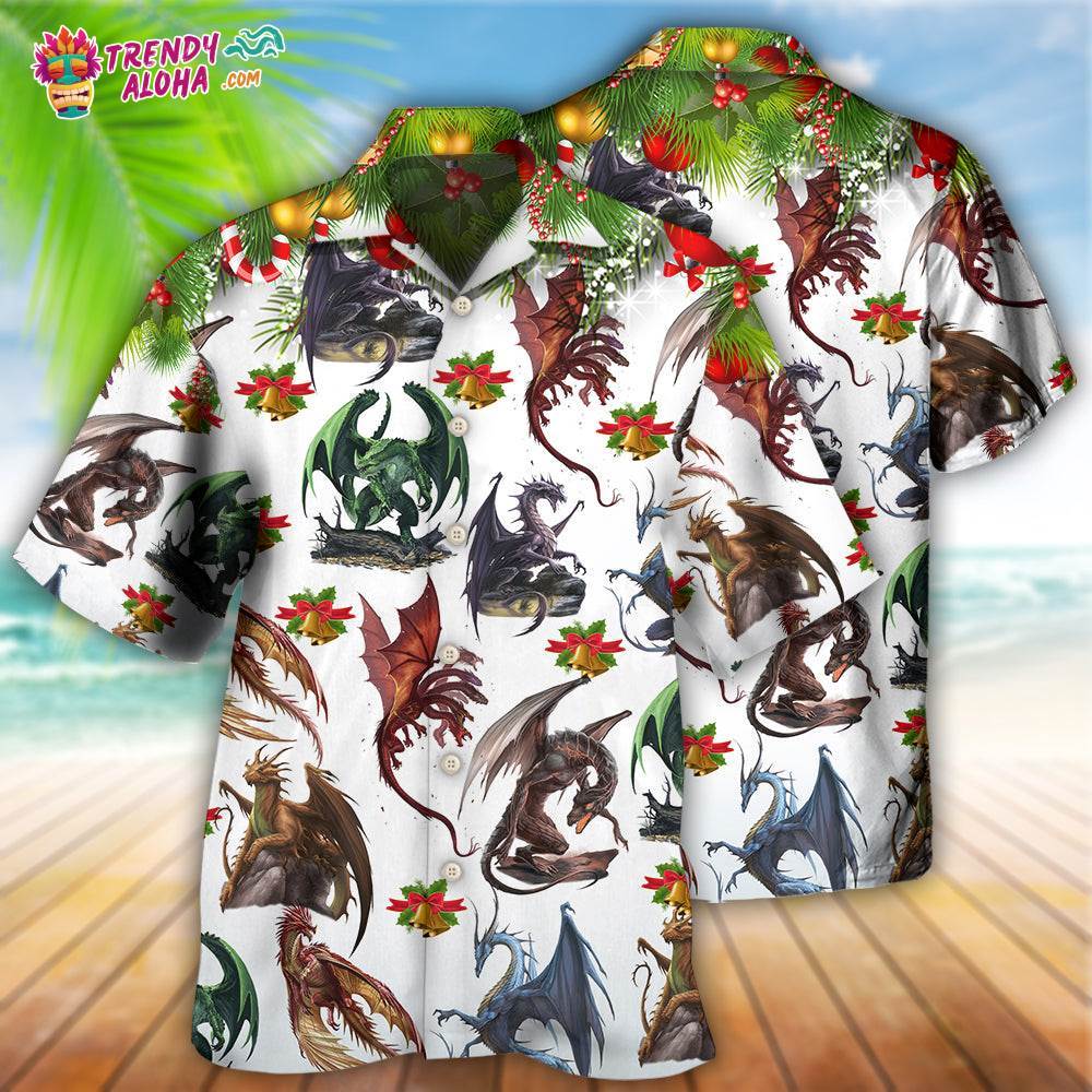 Dragon Merry Christmas Amazing Hawaiian Shirt – Trendy Aloha