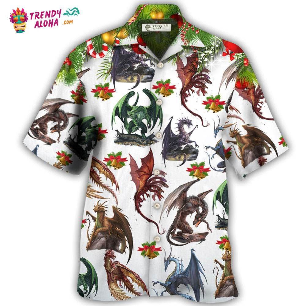 Dragon Merry Christmas Amazing Hawaiian Shirt – Trendy Aloha