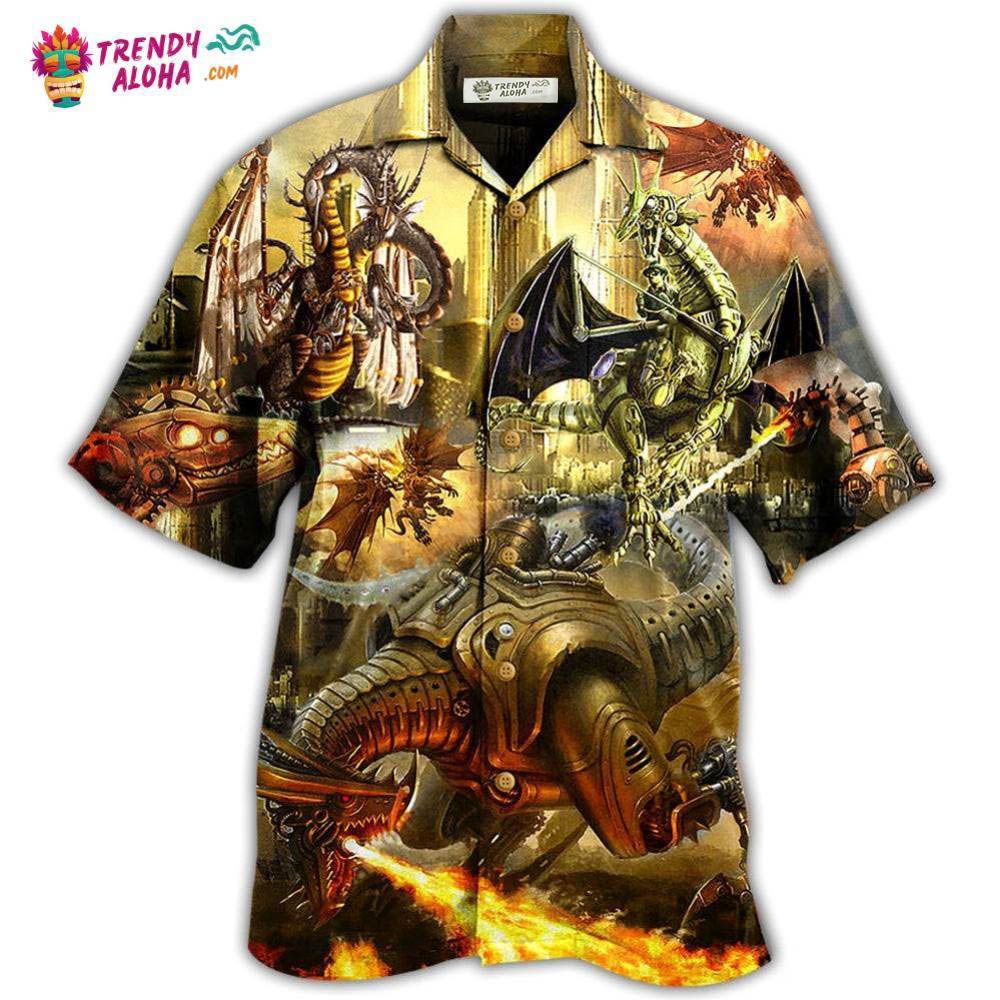 Dragon Metal Love Life Amazing Hawaiian Shirt – Trendy Aloha