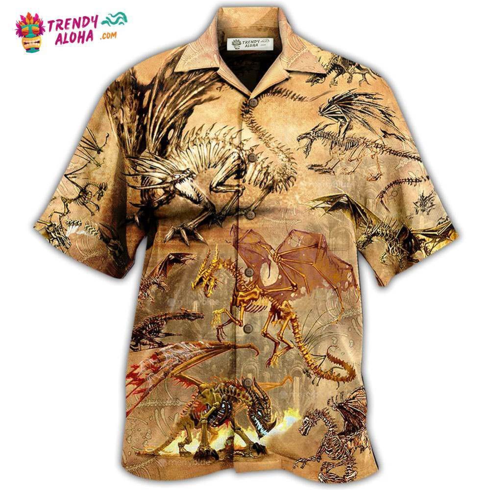 Dragon Skull Love Life Love Desert Hawaiian Shirt – Trendy Aloha