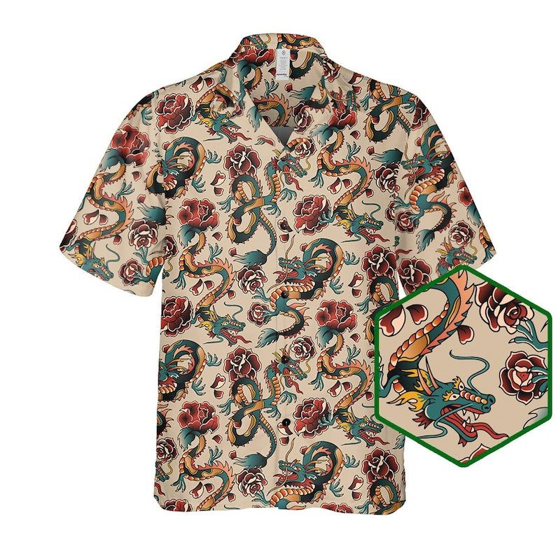 Dragon Tatoo Shirt, Dragon Shirt, Classic Dragon Shirt