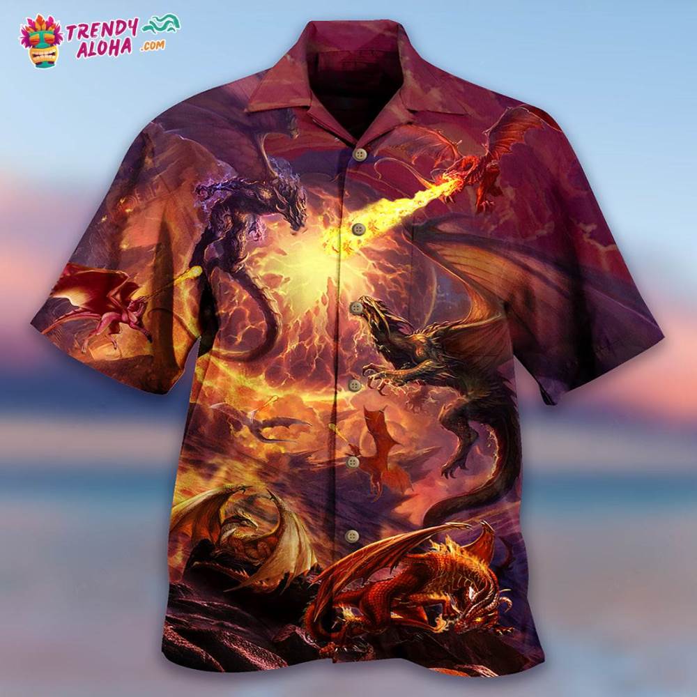 Dragon The War Never Ends Hawaiian Shirt – Trendy Aloha