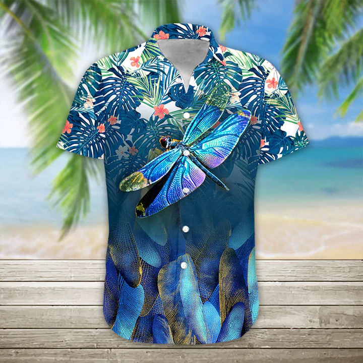 Dragonfly 3D Summer Aloha Hawaiian Threads for All