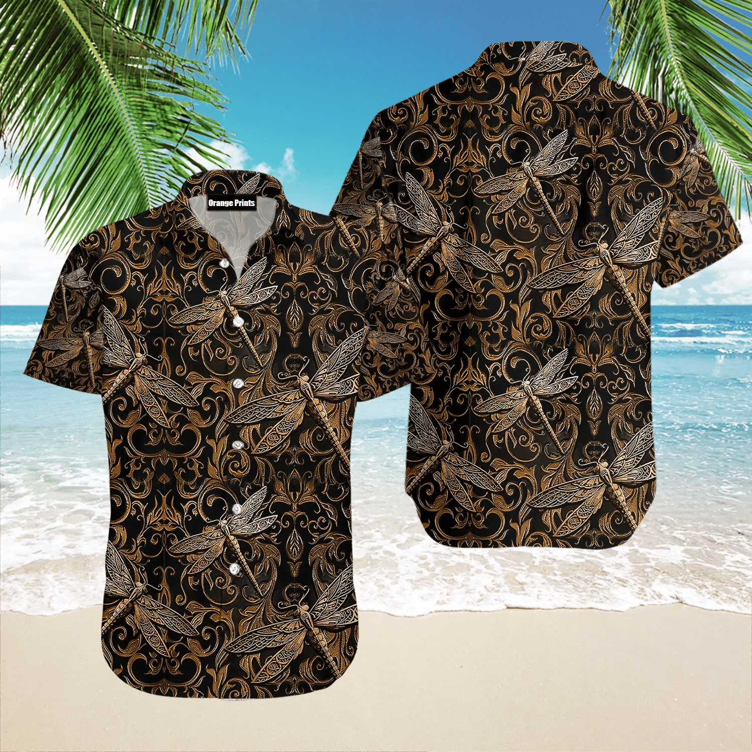 Dragonfly Trendy Hawaiian Shirt  Aloha Shirt
