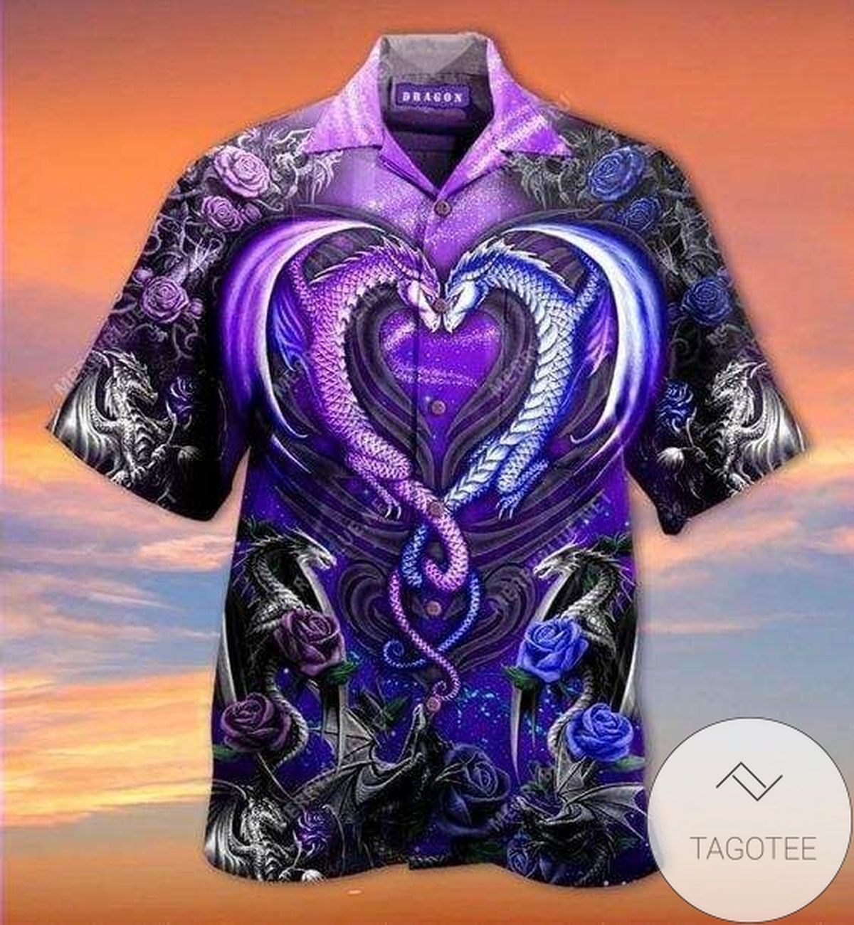 Dragon’s Heart Enigmatic Shape Defines This Hawaiian Shirt