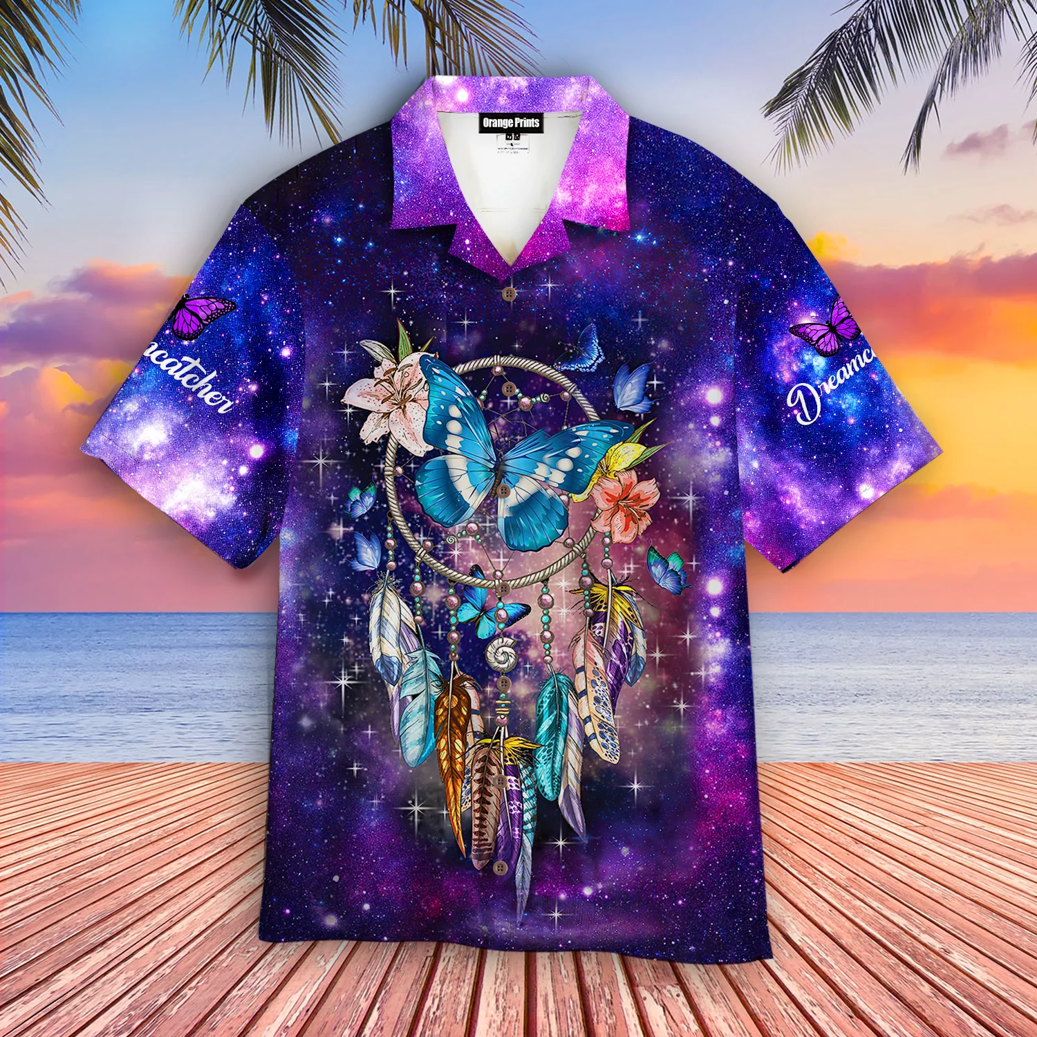 Dreamcatcher Butterfly Art Trendy Hawaiian Shirt For