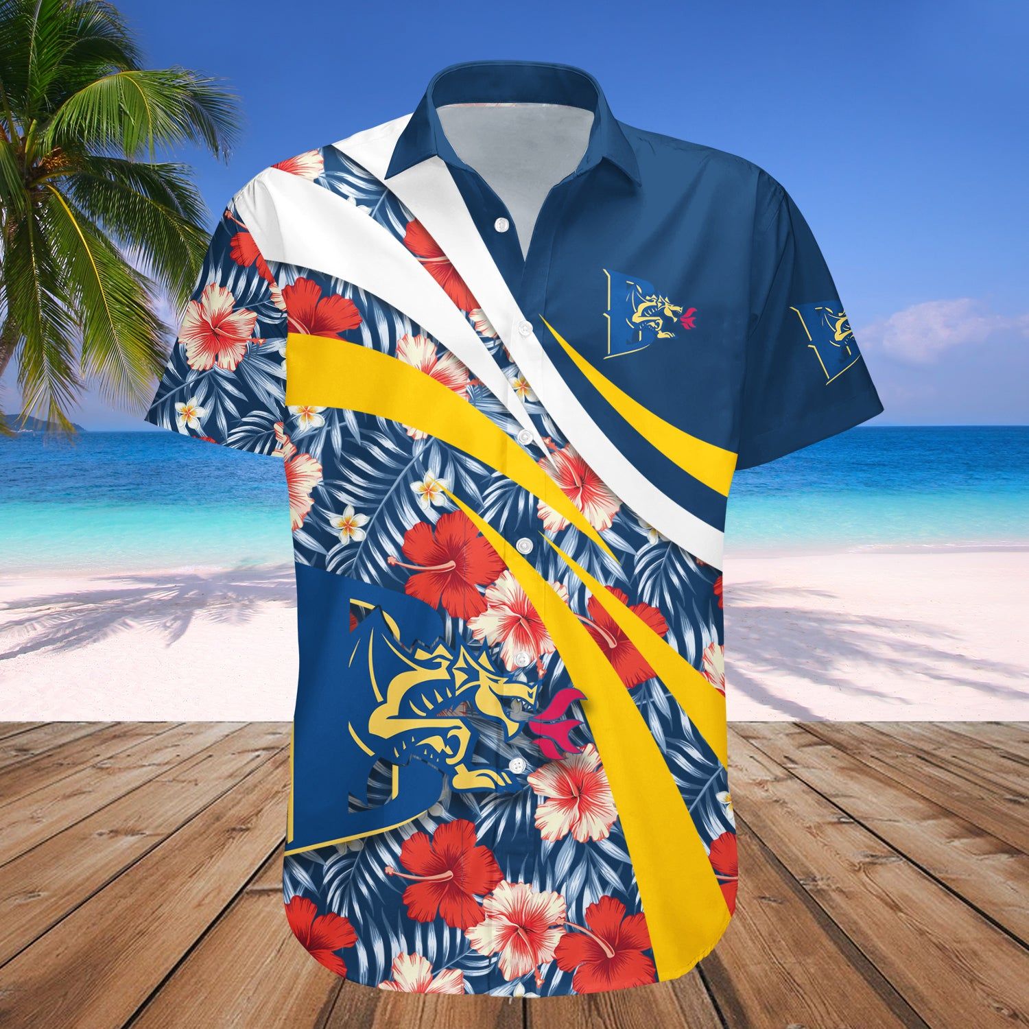 Drexel Dragons Hawaii Shirt Hibiscus Sport Style – NCAA