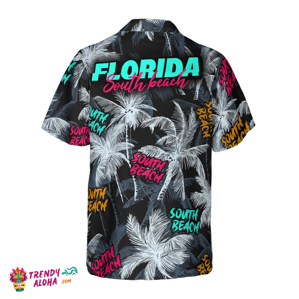 Driftwood Beach Coconut Tree Seamless Hawaiian Shirt