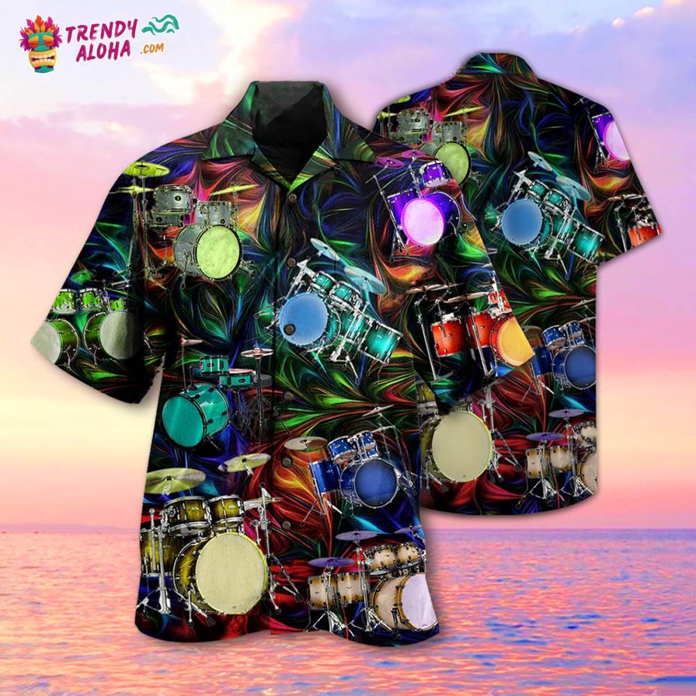 Drum Amazing Music Lover Drum Hawaiian Shirt – Trendy Aloha