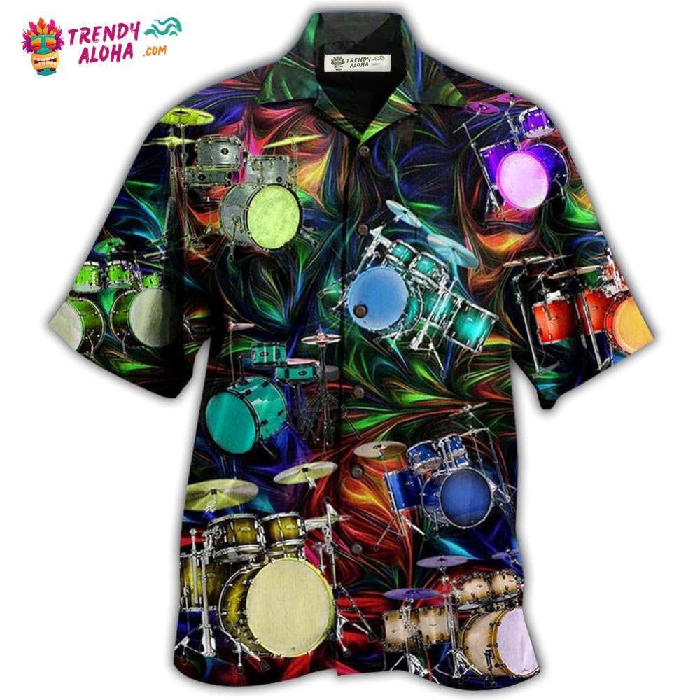 Drum Amazing Music Lover Drum Hawaiian Shirt – Trendy Aloha