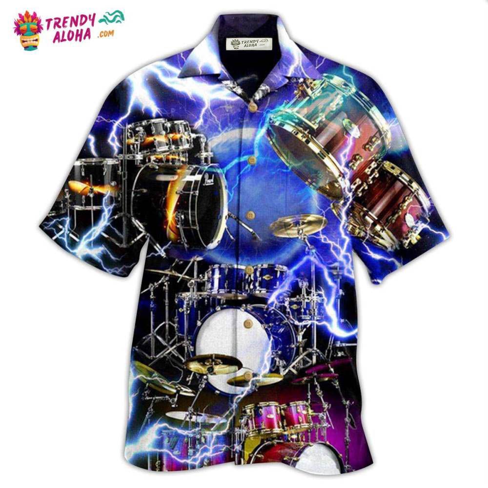 Drum Is My Cardio Lighting Style Hawaiian Shirt – Trendy Aloha Drum Is My Cardio Lighting Style Hawaiian Shirt – Trendy Aloha