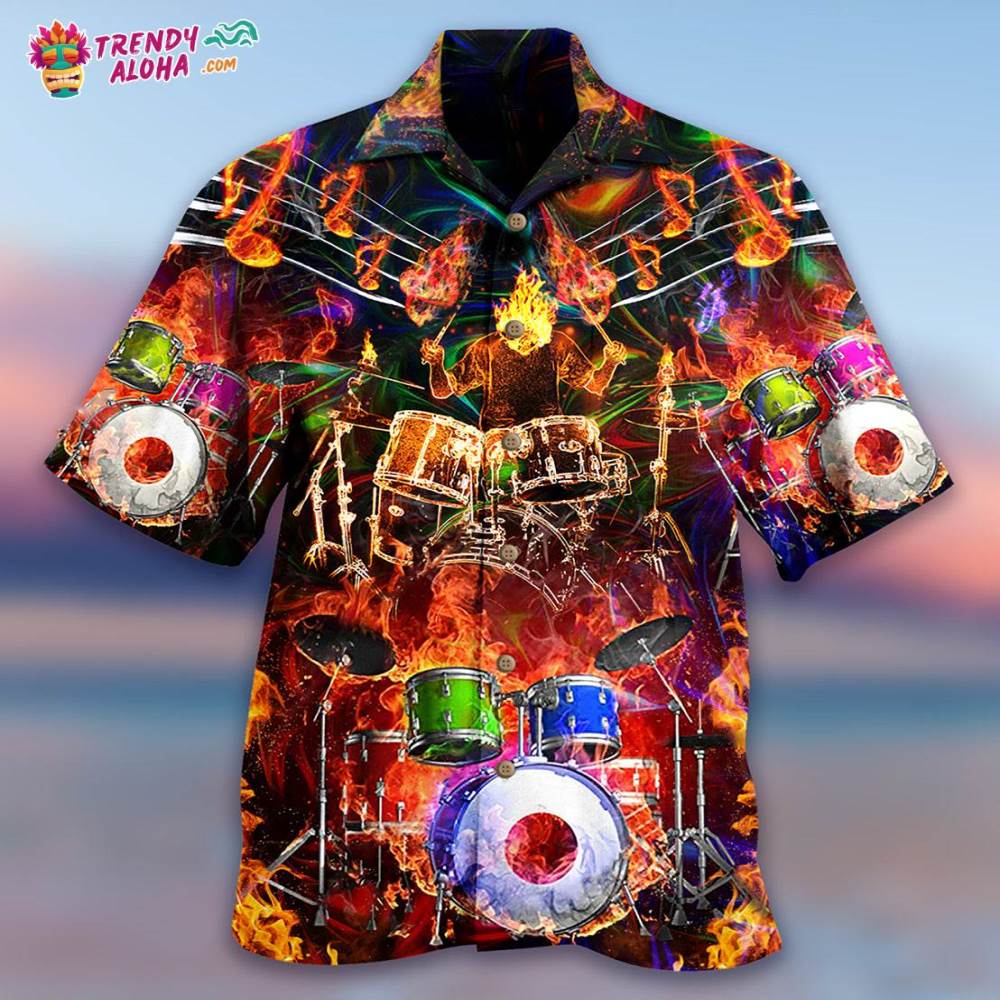 Drum Music Is My Life My Soul Hawaiian Shirt – Trendy Aloha