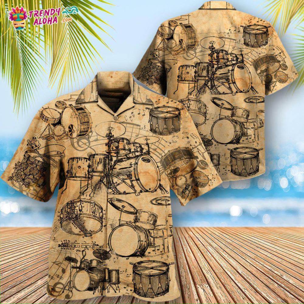 Drum No Life Know Drums Know Life Hawaiian Shirt – Trendy Aloha