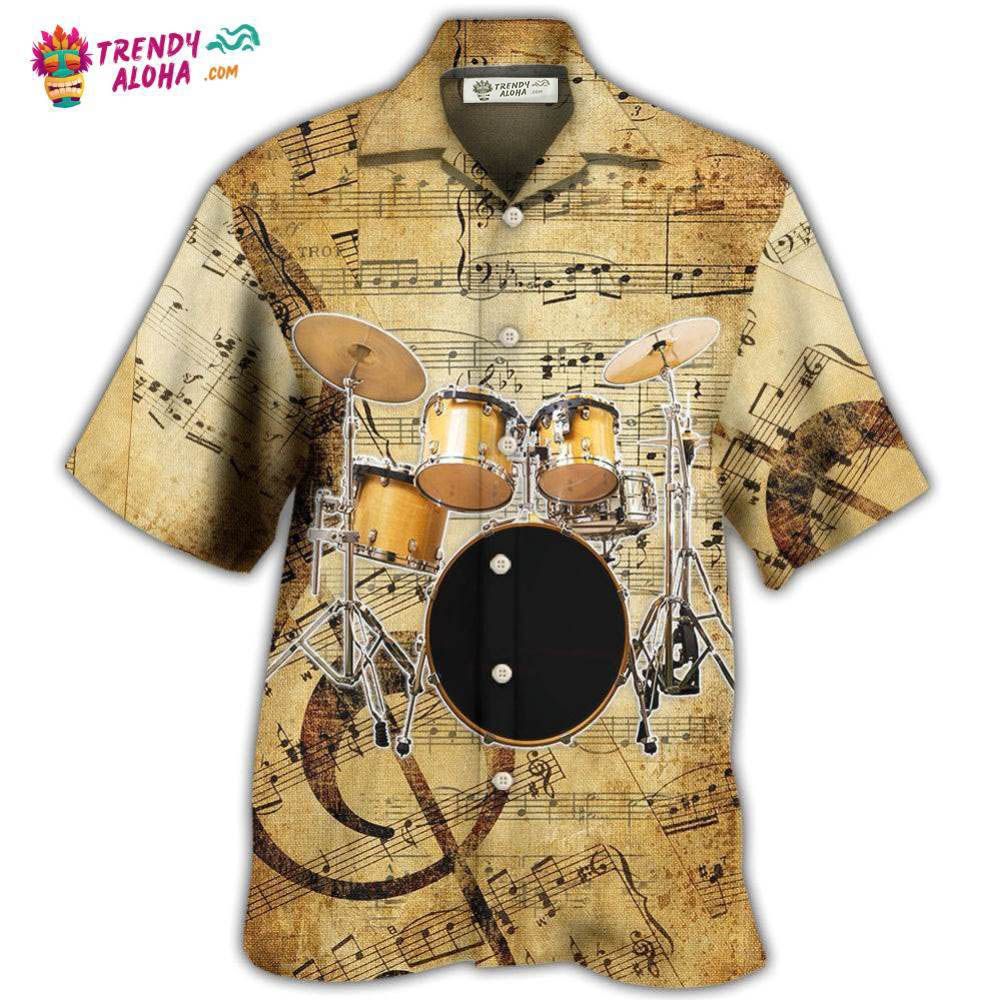 Drum Old Drummer And Lovely Lady Stick Hawaiian Shirt – Trendy Aloha Drum Old Drummer And Lovely Lady Stick Hawaiian Shirt – Trendy Aloha