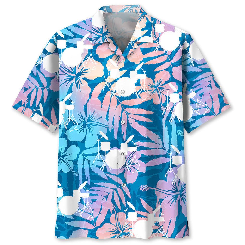 strapless open back dress Hawaiian Dress and Shirt Couple Matching Bundle