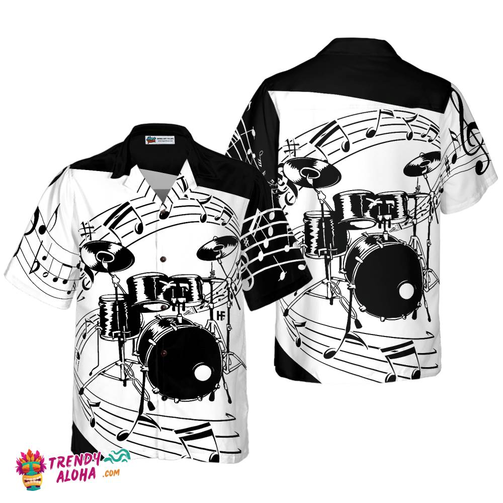 Drums For Music Hawaiian Shirt