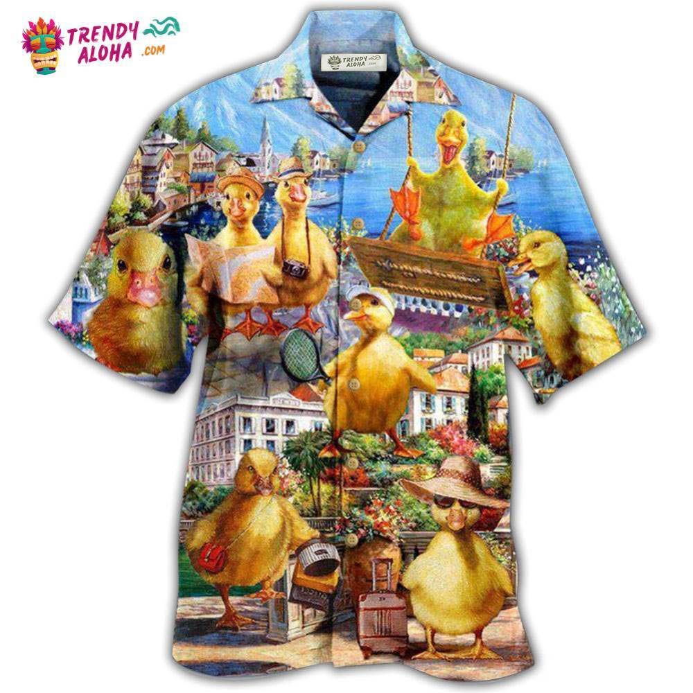 Duck In An Amazing Adventure Hawaiian Shirt – Trendy Aloha Duck In An Amazing Adventure Hawaiian Shirt – Trendy Aloha