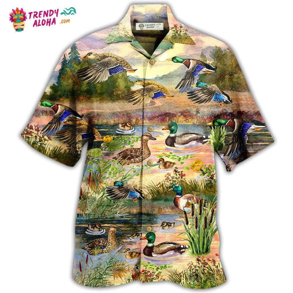 Duck Love Beautiful Sky Hawaiian Shirt – Trendy Aloha Duck Love Beautiful Sky Hawaiian Shirt – Trendy Aloha