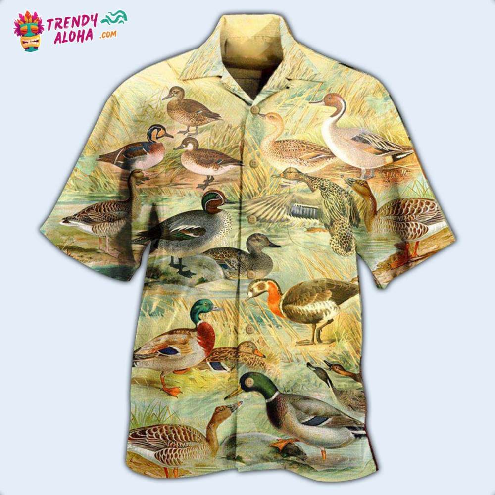 Duck Vintage World Hawaiian Shirt – Trendy Aloha