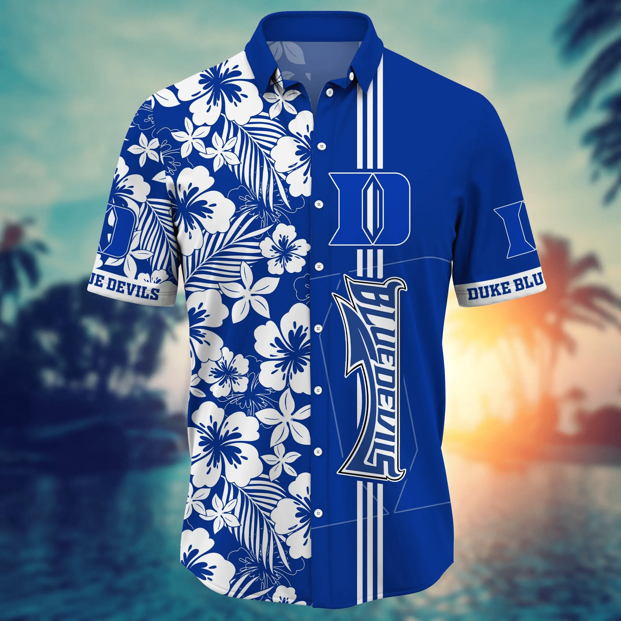 Duke Blue Devils NCAA Hawaiian Shirt Augusttime Aloha Shirt