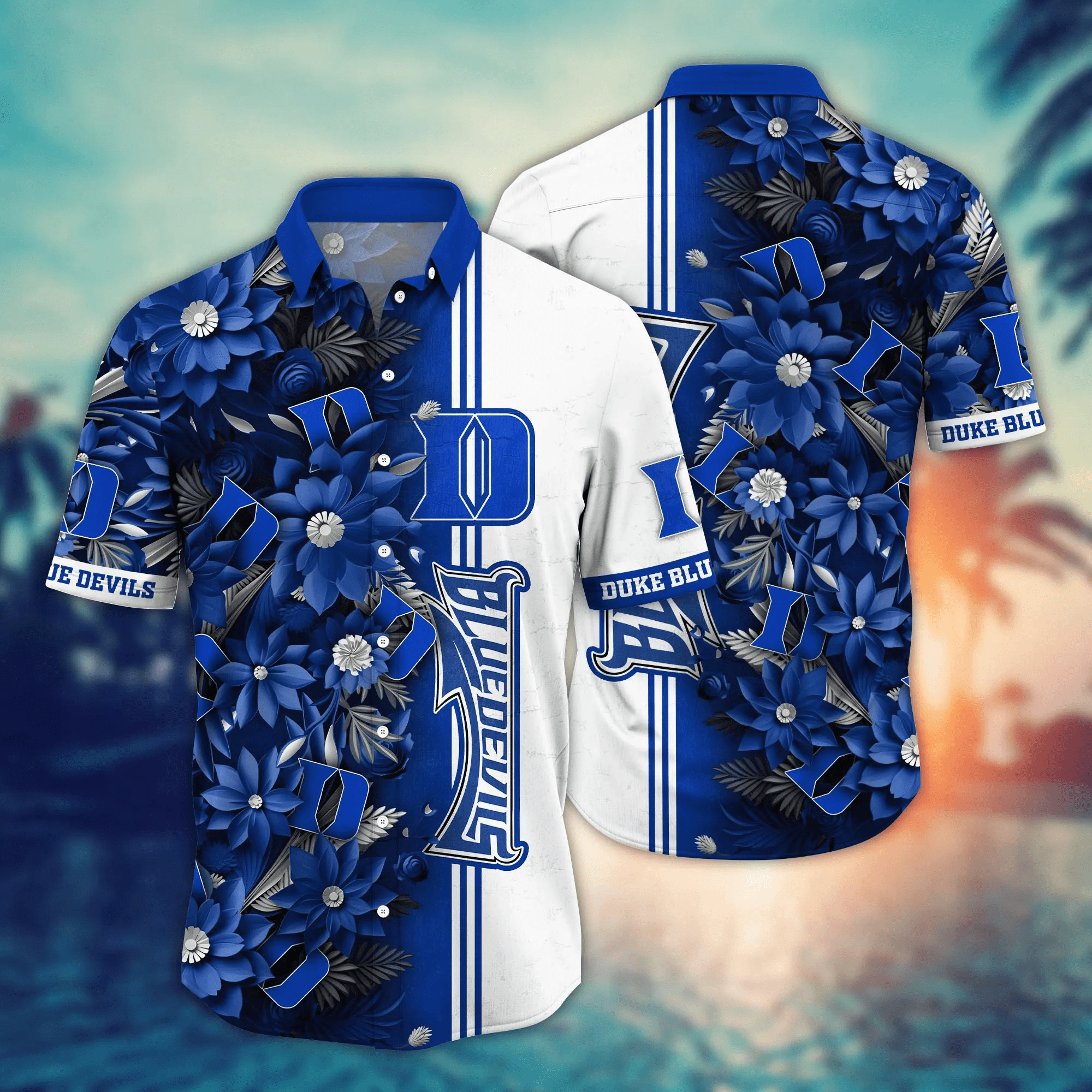 Duke Blue Devils NCAA Hawaiian Shirt Custom Balmy Aloha Shirt Duke Blue Devils NCAA Hawaiian Shirt Custom Balmy Aloha Shirt