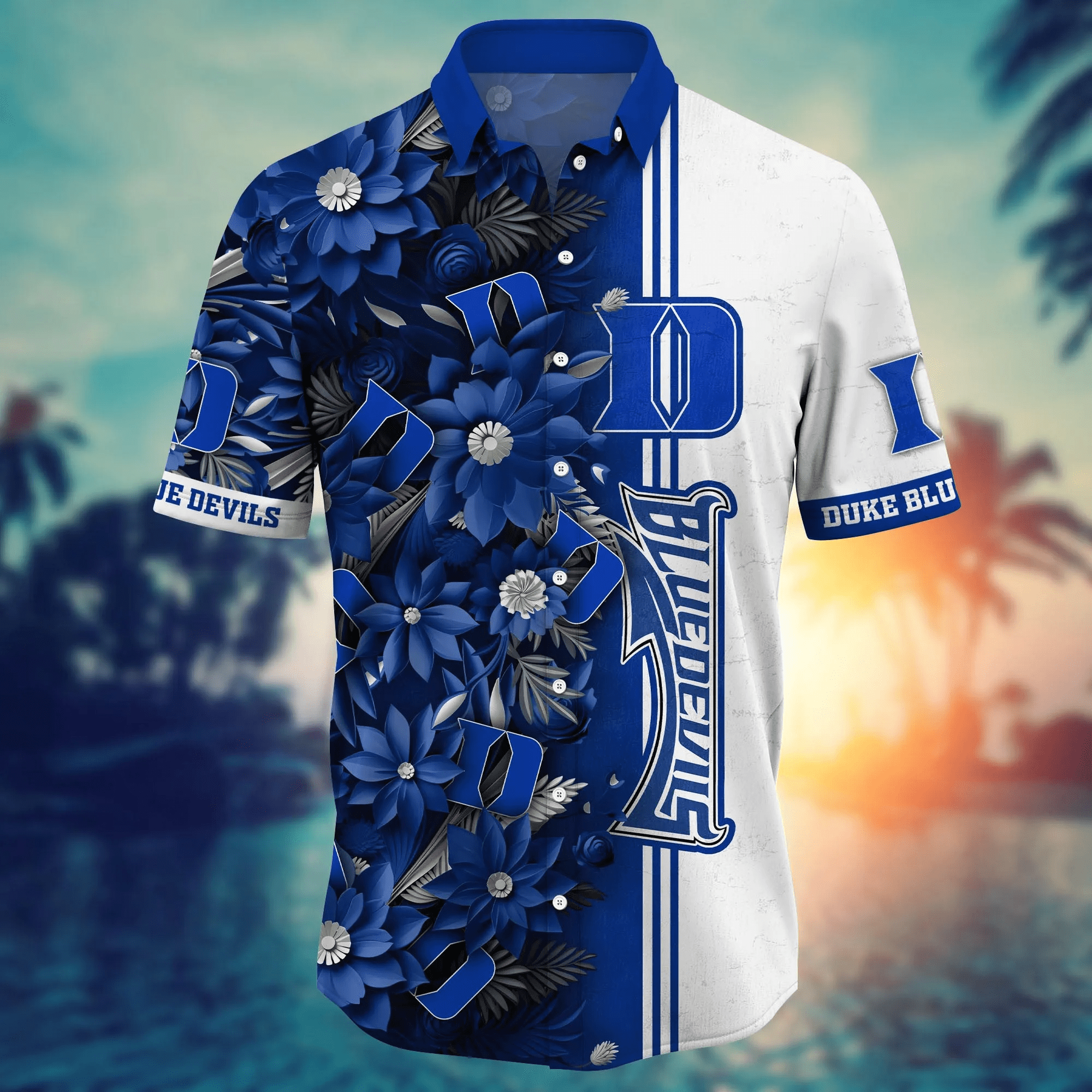 Duke Blue Devils NCAA Hawaiian Shirt Custom Balmy Aloha Shirt