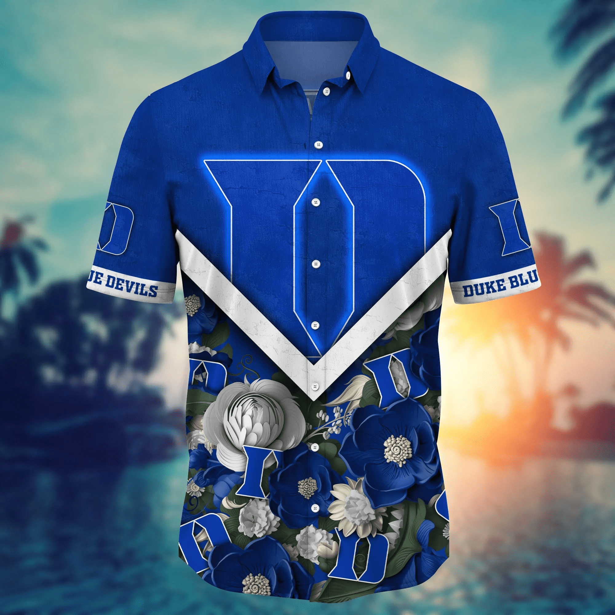 Duke Blue Devils NCAA Hawaiian Shirt Custom Beach Season Aloha Shirt