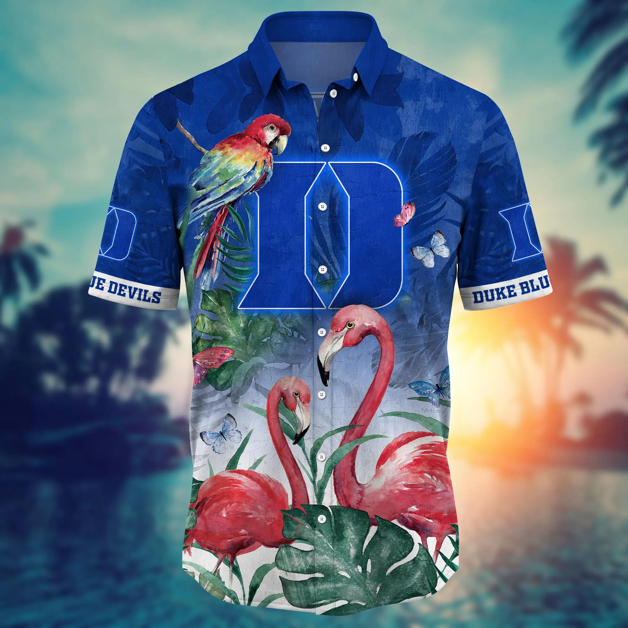 Duke Blue Devils NCAA Hawaiian Shirt Picnics Aloha Shirt