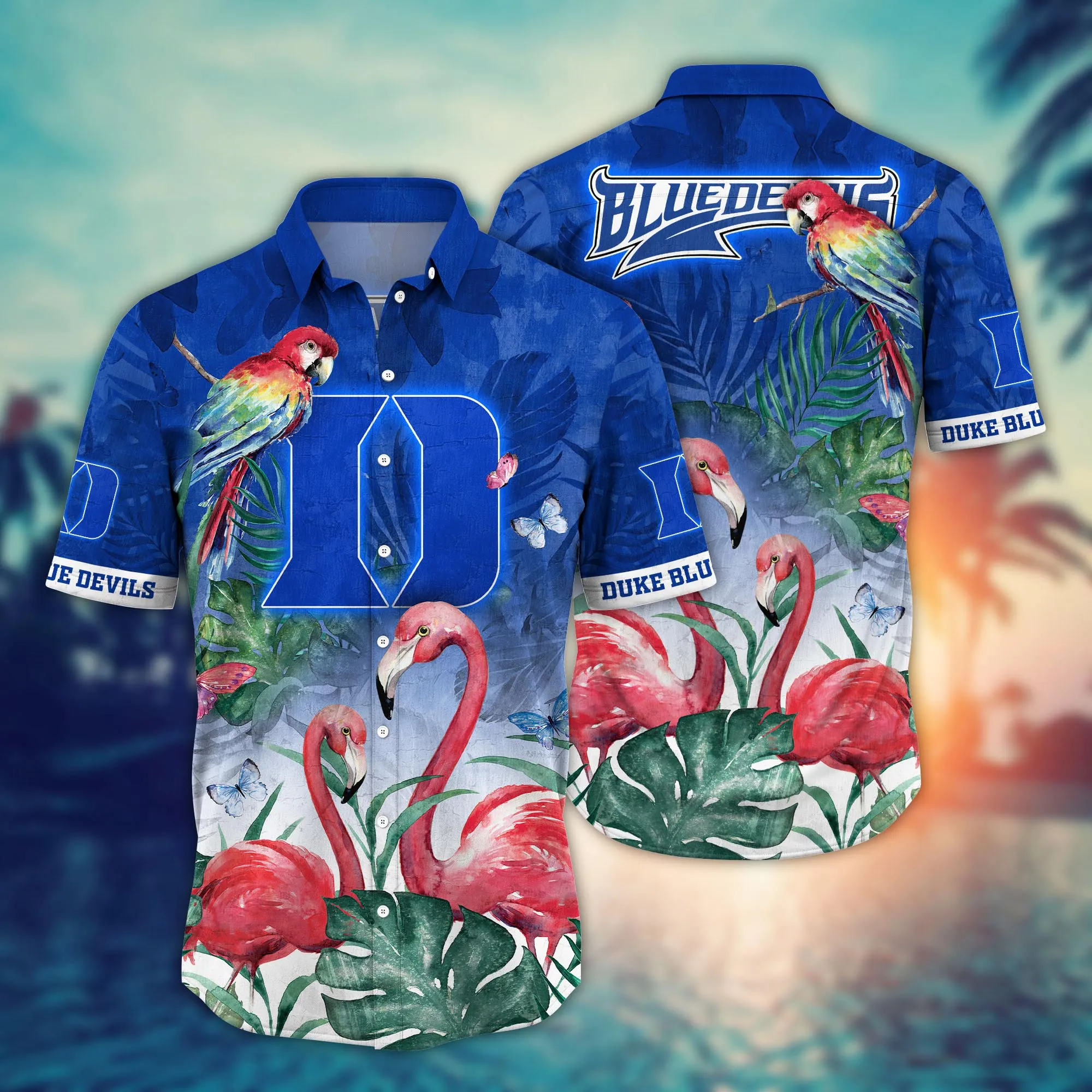 Duke Blue Devils NCAA Hawaiian Shirt Picnics Aloha Shirt Duke Blue Devils NCAA Hawaiian Shirt Picnics Aloha Shirt