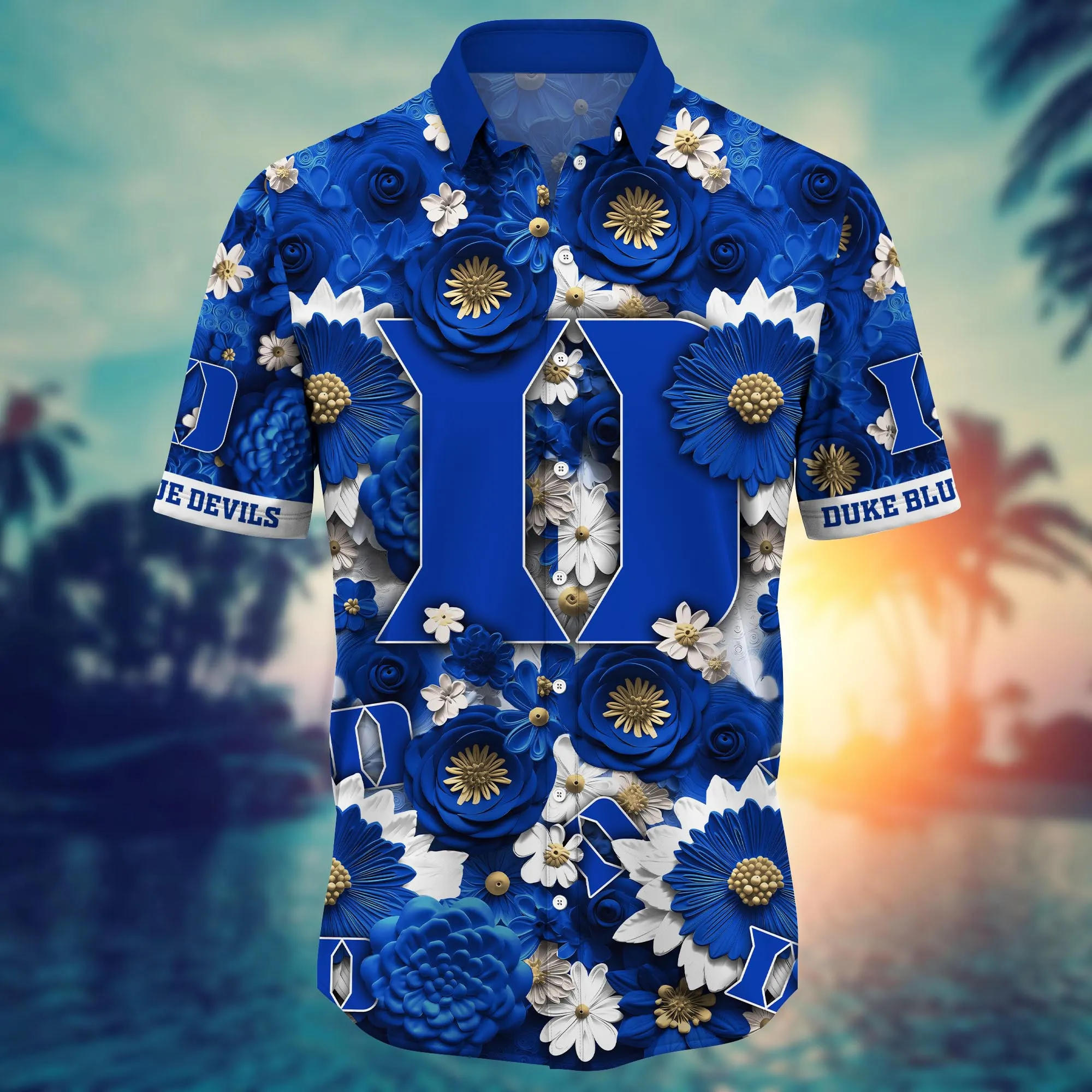 Duke Blue Devils NCAA Hawaiian Shirt Trending For This Summer Customize Shirt Any Team