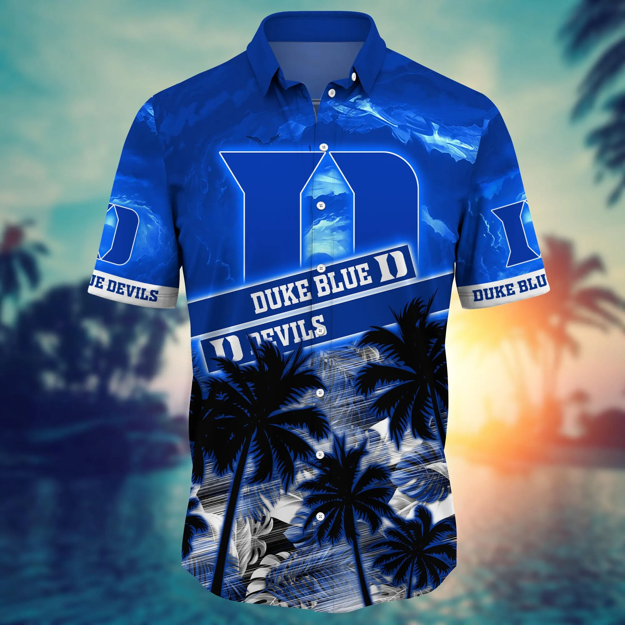 Duke Blue Devils NCAA Hawaiian Shirt Tropical Aloha Shirt