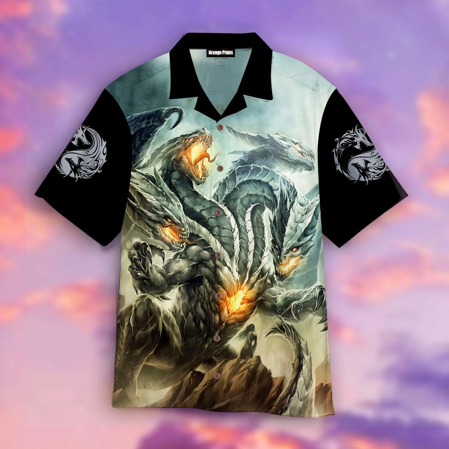 Dungeon Dragon Trendy Hawaiian Shirt For