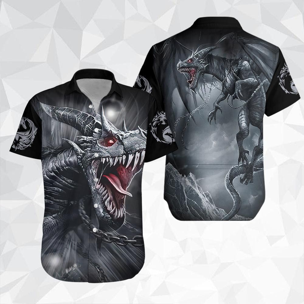 Dungeon Dragon Trendy Hawaiian Shirt For