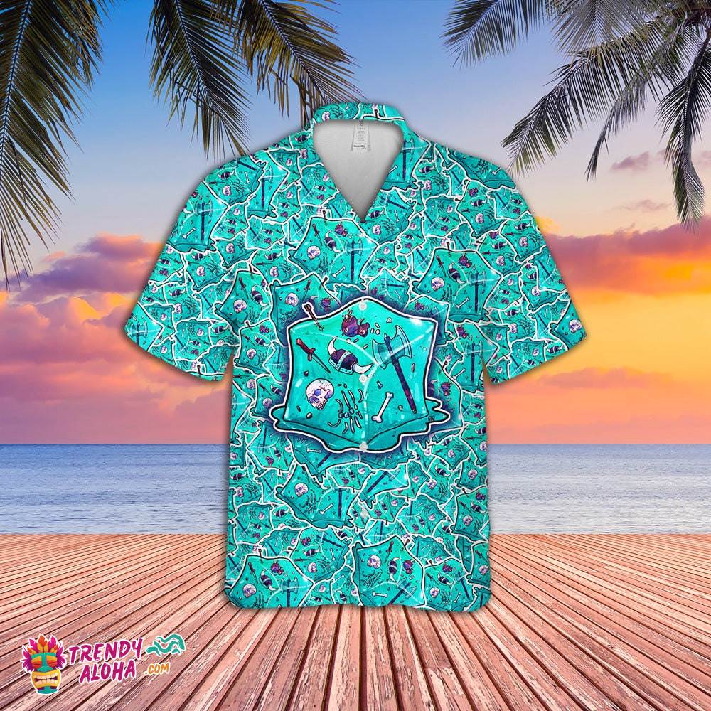 Dungeons And Dragons Hawaiian Shirt – Bold And Colorful Print, Perfect For Showing Off Your Personality