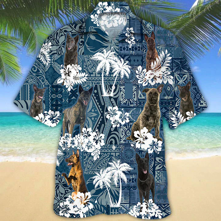 Dutch Shepherd Trendy Hawaiian Shirt Dutch Shepherd Trendy Hawaiian Shirt