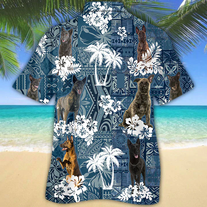 Dutch Shepherd Trendy Hawaiian Shirt