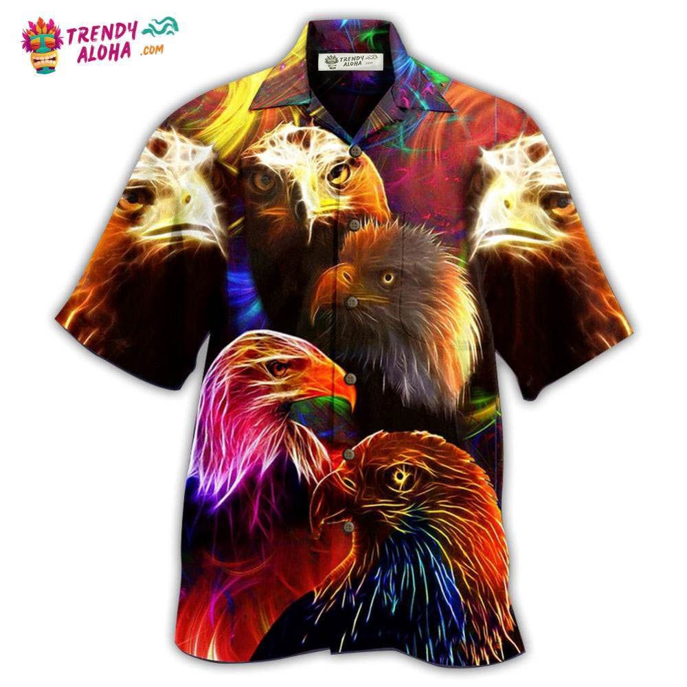 Eagle In Farm Mix Neon Hawaiian Shirt – Trendy Aloha Eagle In Farm Mix Neon Hawaiian Shirt – Trendy Aloha