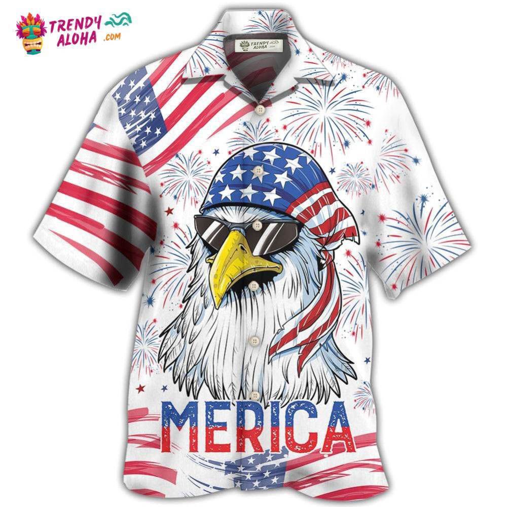 Eagle Independence Day American Hawaiian Shirt – Trendy Aloha Eagle Independence Day American Hawaiian Shirt – Trendy Aloha