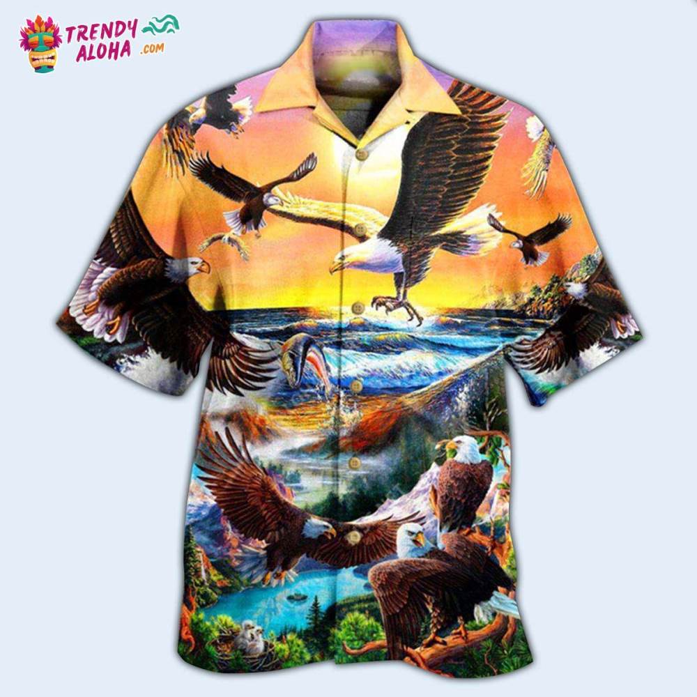 Eagle Spirit Of America Lovely Life Hawaiian Shirt – Trendy Aloha