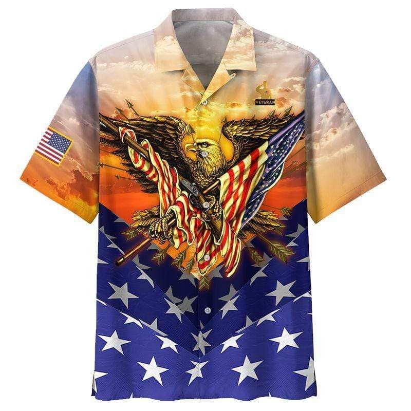 Eagles Veteran Day Honor The Fallen Hawaiian Shirt
